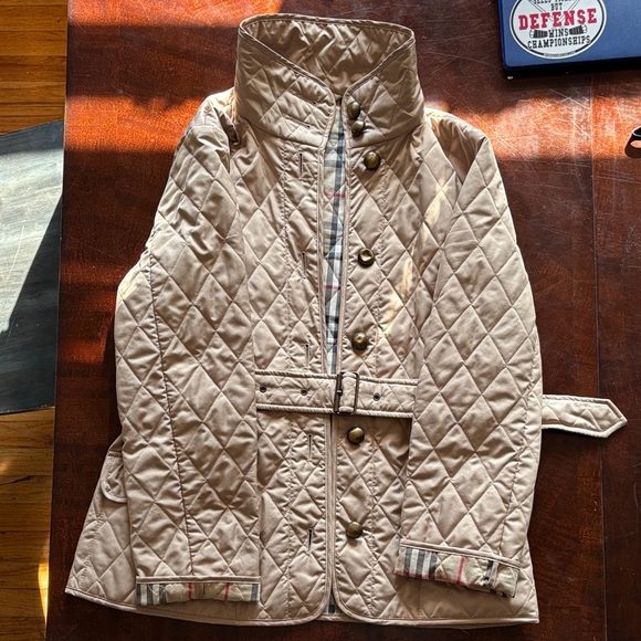 Burberry Tan Quilted Jacket - Picture 1 of 2